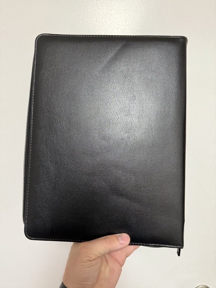 John Deere Tractor Logo Vinyl Portfolio Padfolio Folder With Working Calculator