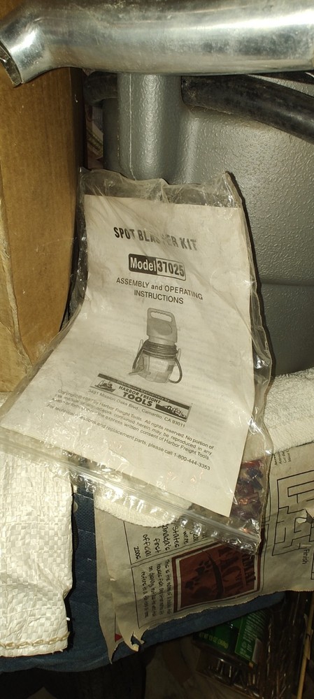 Harbor Freight Sand Blast Kit Item 37025