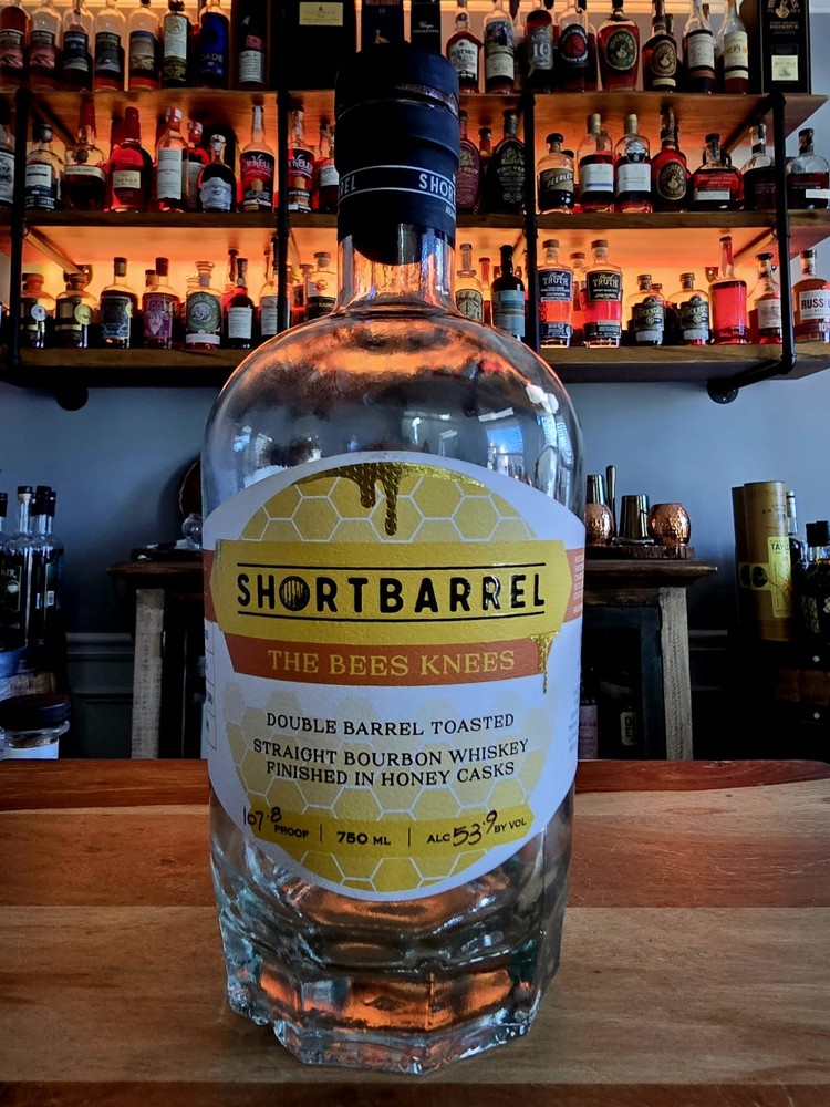 Shortbarrel Bees Knees 4.5 Raspberry Honey Store Pick Empty Bottle 750 mL