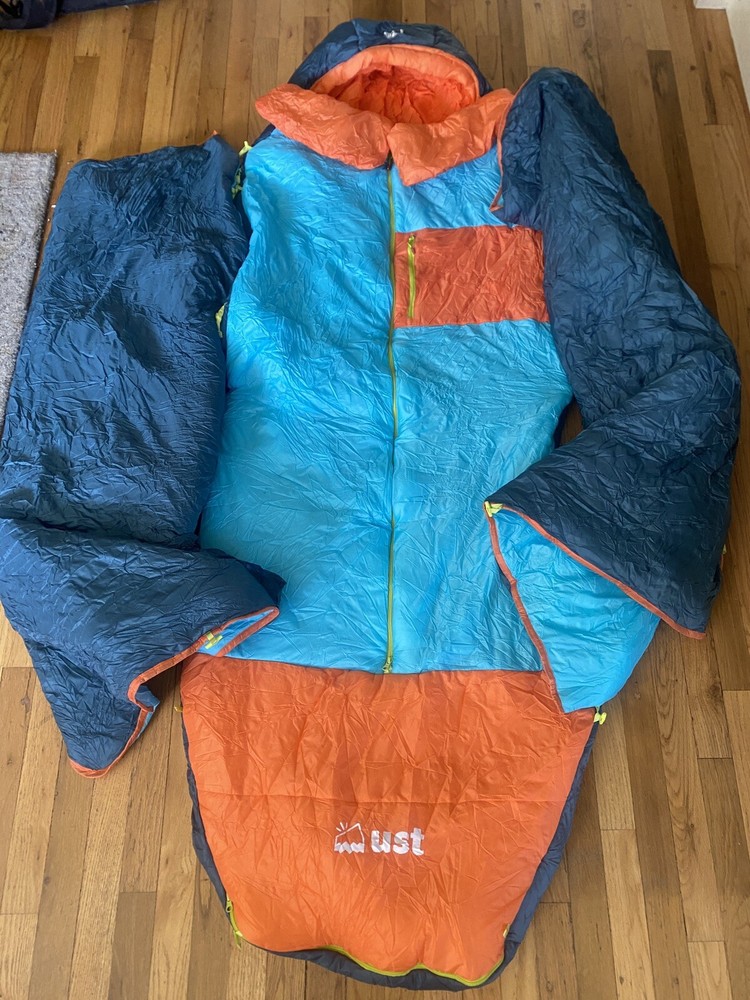 Ust Monarch Sleeping Bag with Temp Control and Carry Case Camping Regular Read