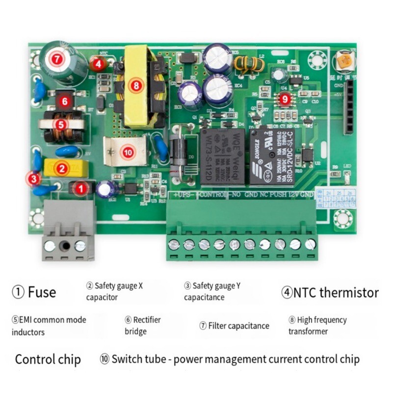 12V5A/3A UPS Switching Power SupplyAccess Control Power SupplyBackup PowerSupply