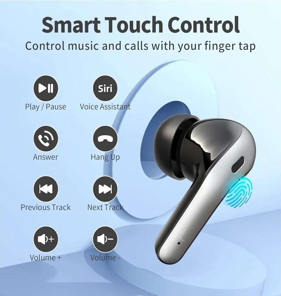 TAGRY Bluetooth Headphones True Wireless Earbuds(black)