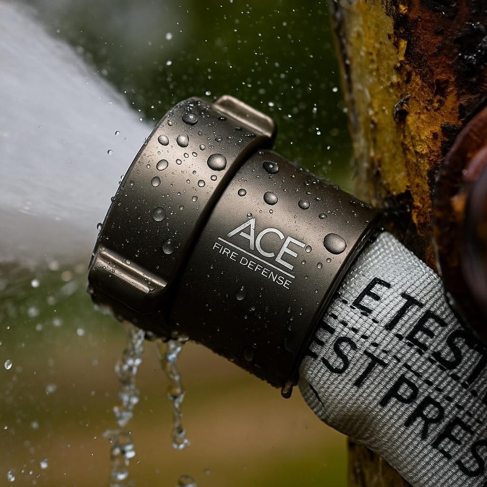 Ace Fire Defense 1.5" x 75ft Premium Professional Attack Fire Hose - 4 Pack