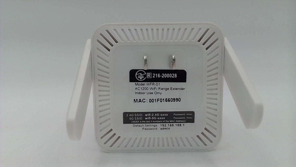 RST AC1200 WiFi Range Extender Repeater Wireless Amplifier Booster US Plug