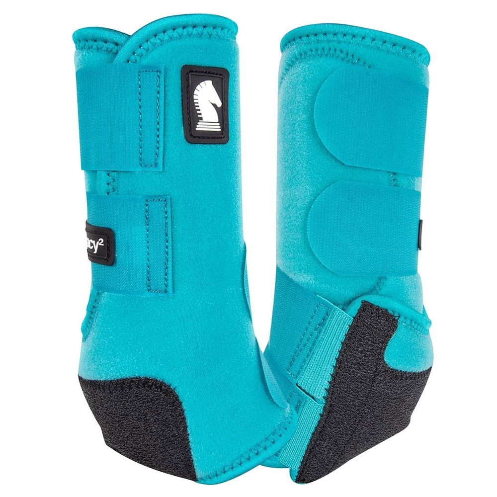 CLASSIC EQUINE Legacy2 Aqua Medium Front Support Boots (CLS102AQM)