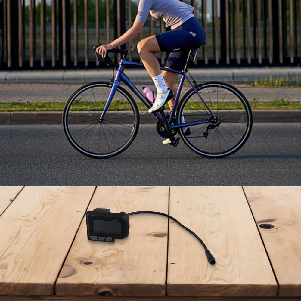 6 Pins Waterproof LCD Display For E Bikes Compatible With Multiple Voltages