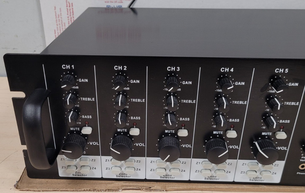 SPECO TECHNOLGIES PL200M AMPLIFIER (POWERS ON!)