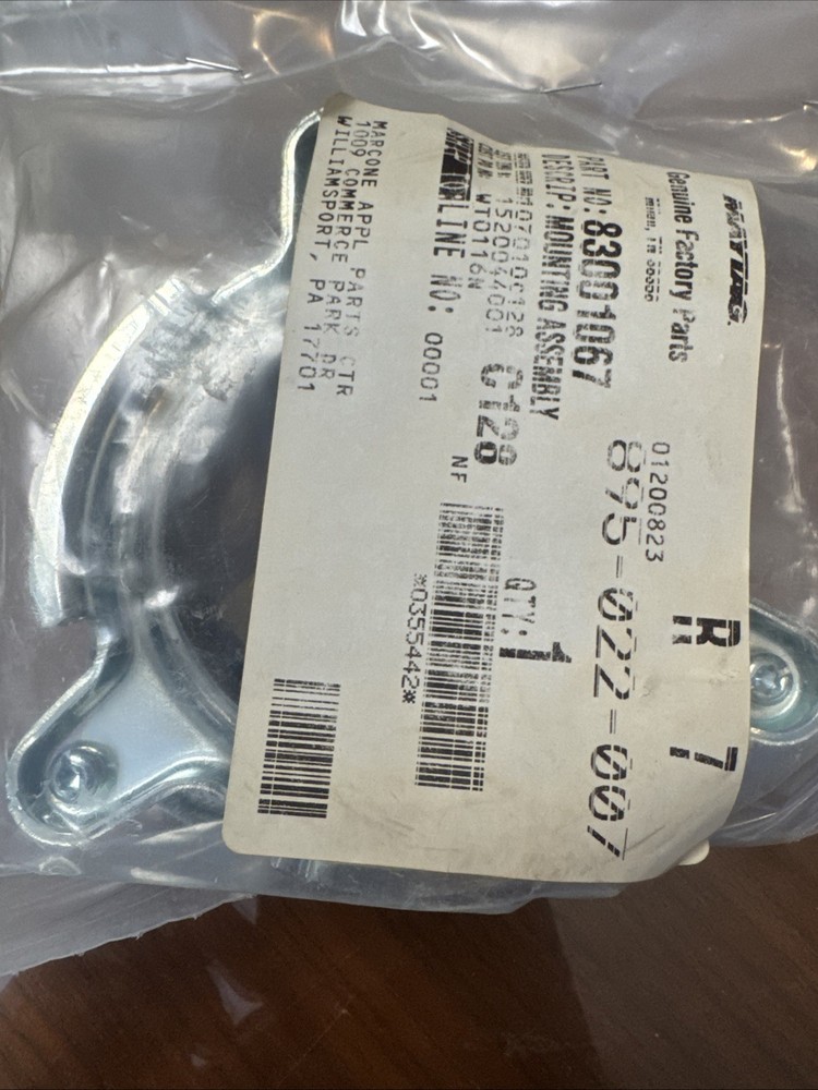 Whirlpool Maytag Disposal Mounting Assembly 83001067