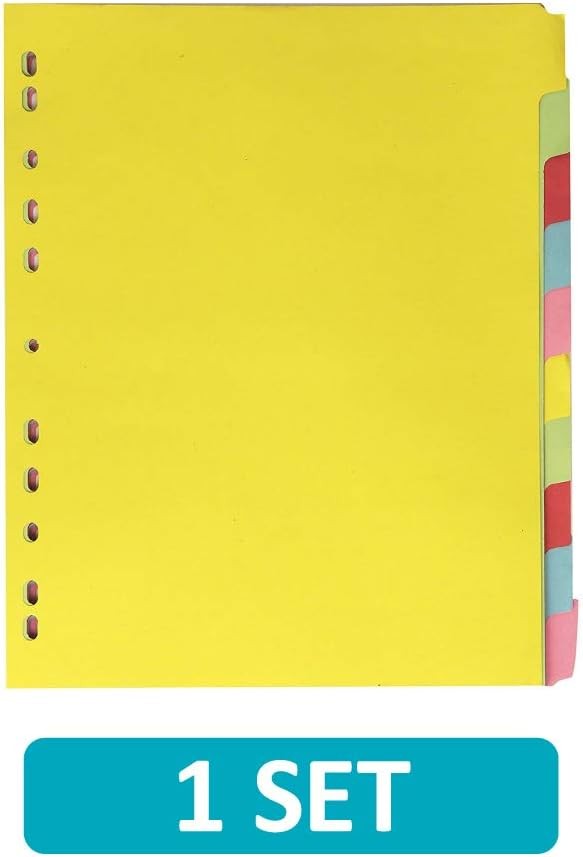 Elba Divider, Assorted, Elba A4+ (Extra Wide), Set 1 Elba A4+ (Extra Wide) Set 1