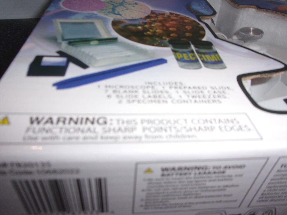 Stem 3 Magnification 100X-450X Microscope Kit For Kids With Light Source Ages 8+