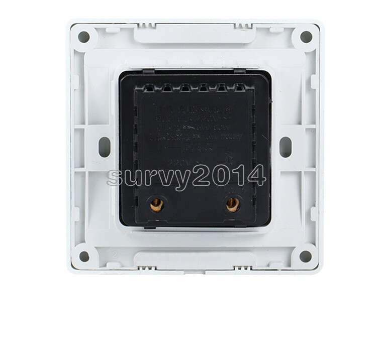 220V 10A Adjustment Ceiling Fan Speed Control Switch Wall Button Dimmer Switch