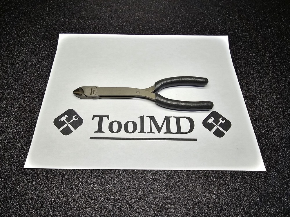 Snap-on Tools USA NEW DARK TITANIUM Soft Grip 7" Long Mini Diagonal Cutter 808CF