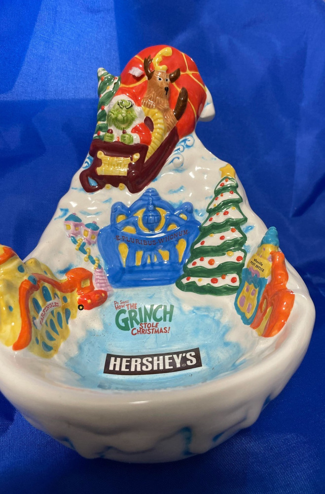 Hershey Promo How the Grinch Stole Christmas Candy Dish  @2000