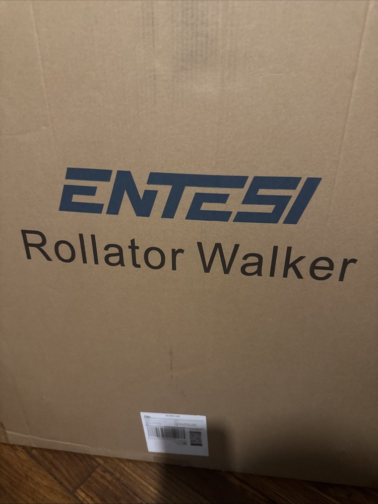 ENTESI Rollator Walker,lightweight Foldable Rollator Walker With Seat & Brakes