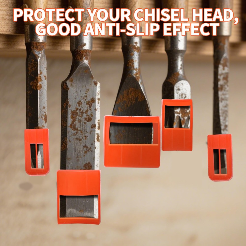 20pcs Chisel Edge Guards, Plastic Protective Covers for Chisel Blades Durable...