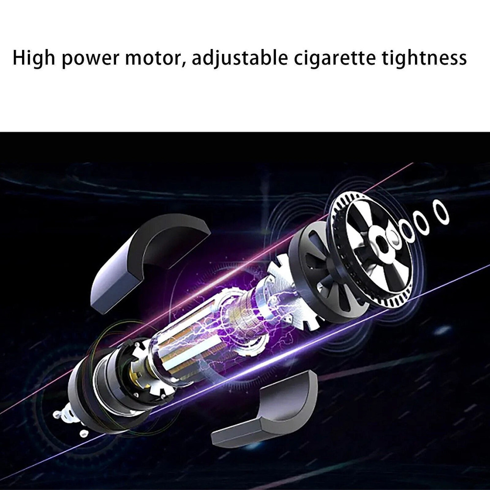 Cigarette Machine Automatic Electric Rolling Roller Tobacco Injector Maker US