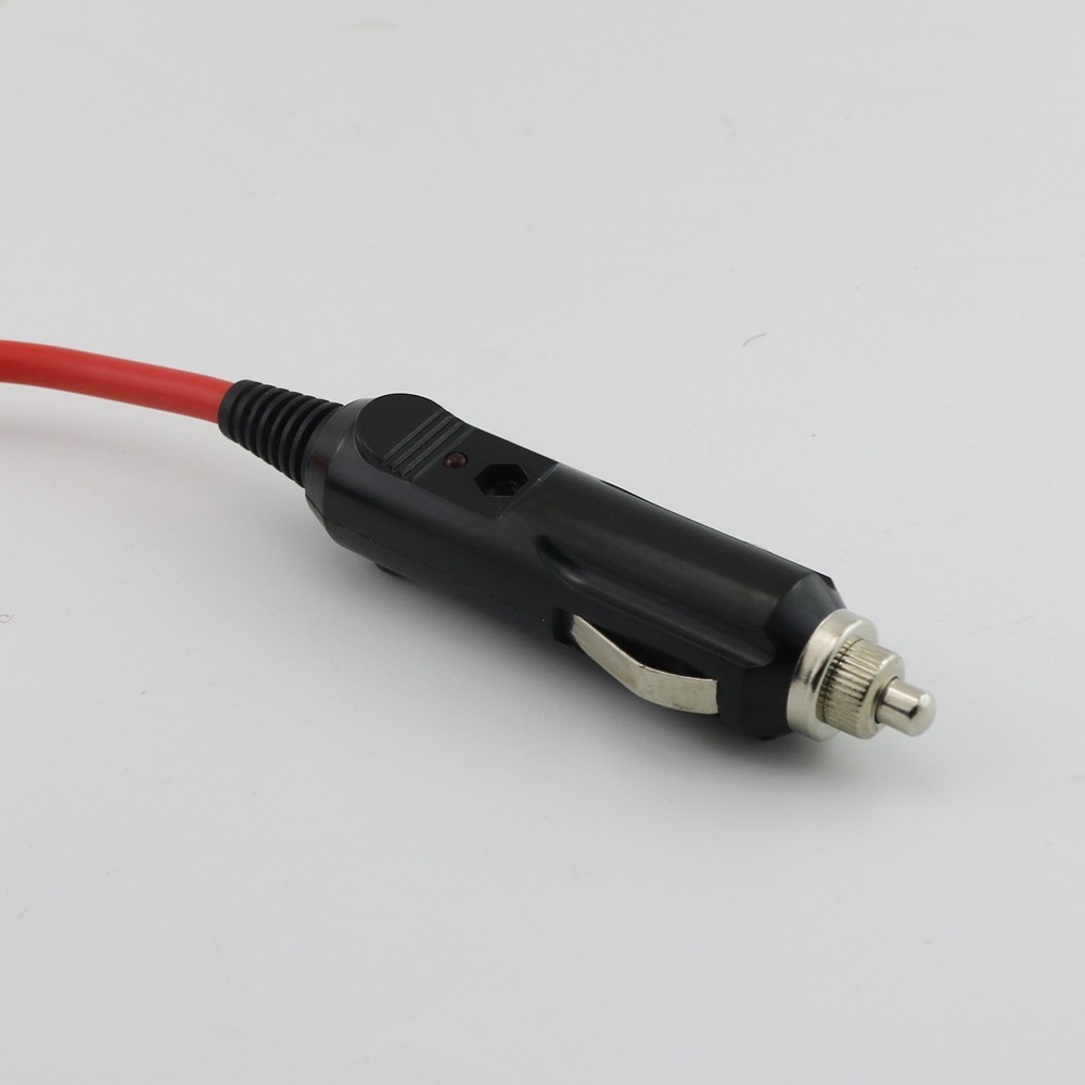 Car Cigarette Lighter Socket Extension Cable Cord with Power Indicator 12V 6FT