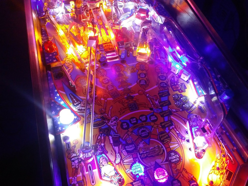 NBA FASTBREAK - NON GHOSTING Lighting Kit custom SUPER BRIGHT PINBALL LED KIT