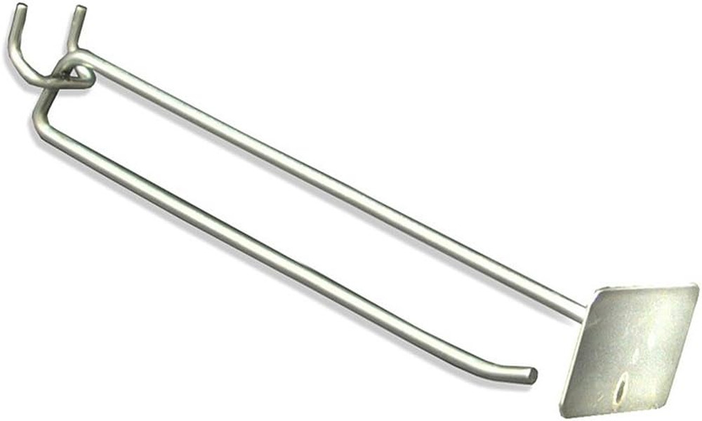 Azar 8" Metal Scan Hooks, 50 Pack - Durable 0.187" Diameter Display Solution