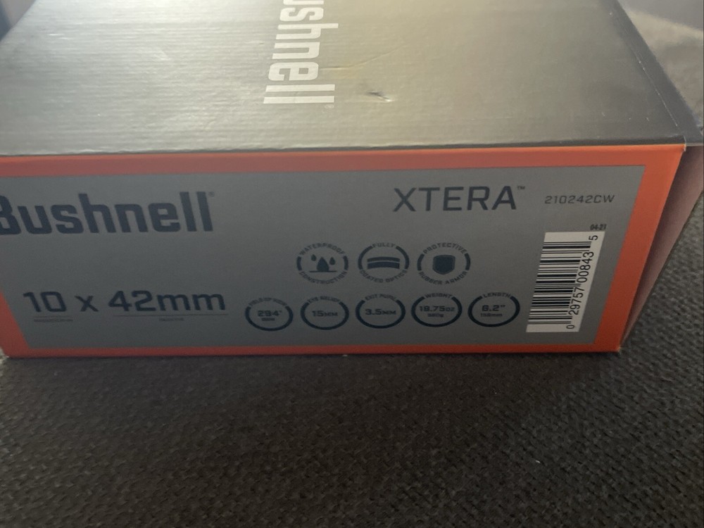 Bushnell Xtera 10x42 Waterproof Binoculars Black