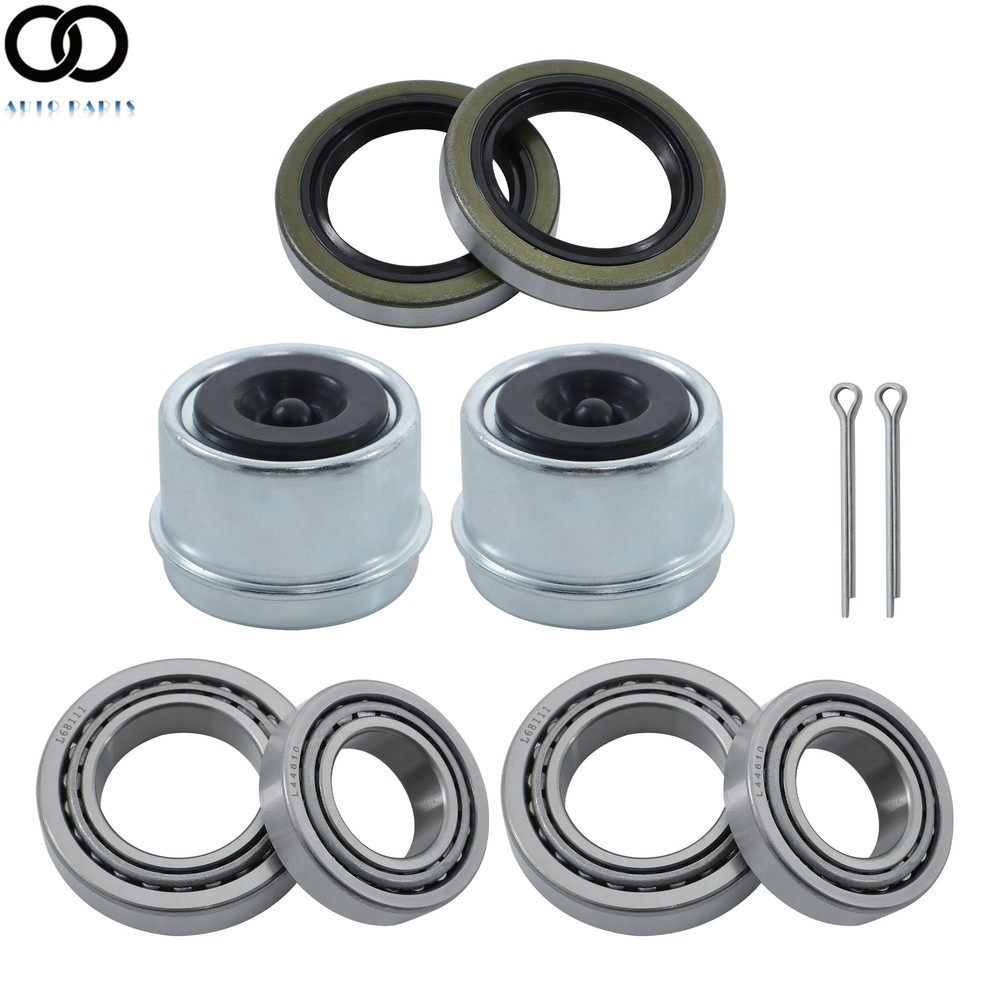 2 × Trailer Wheel Hub Bearings Kits L44649/L44610 L68149/L68111 For 3500lb Axle