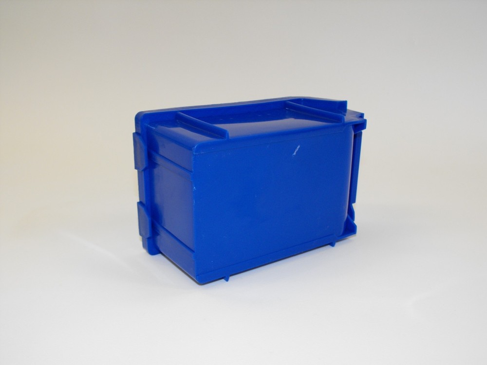 2 Harbor Freight Wall Mount Hanging Storage Bins Replacement Blue Large Bin Plas