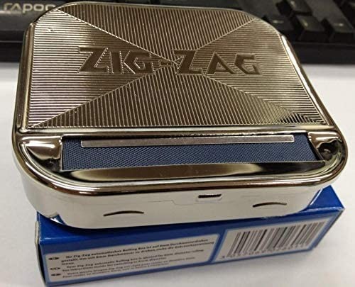 Zig-Zag Metal Cigarette Rolling Machine 70mm Easy Automatic Tobacco Roller