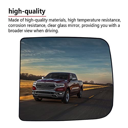 Heated Repl. Glass Right Passenger Side Compatible Passenger Side Upper (Right)