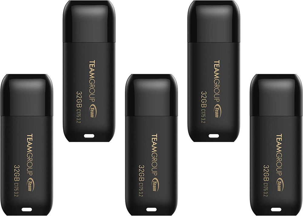 C175 32GB 5 Pack USB 3.2 Gen 1 (USB 3.1/3.0) Flash Thumb Drive, External Data St