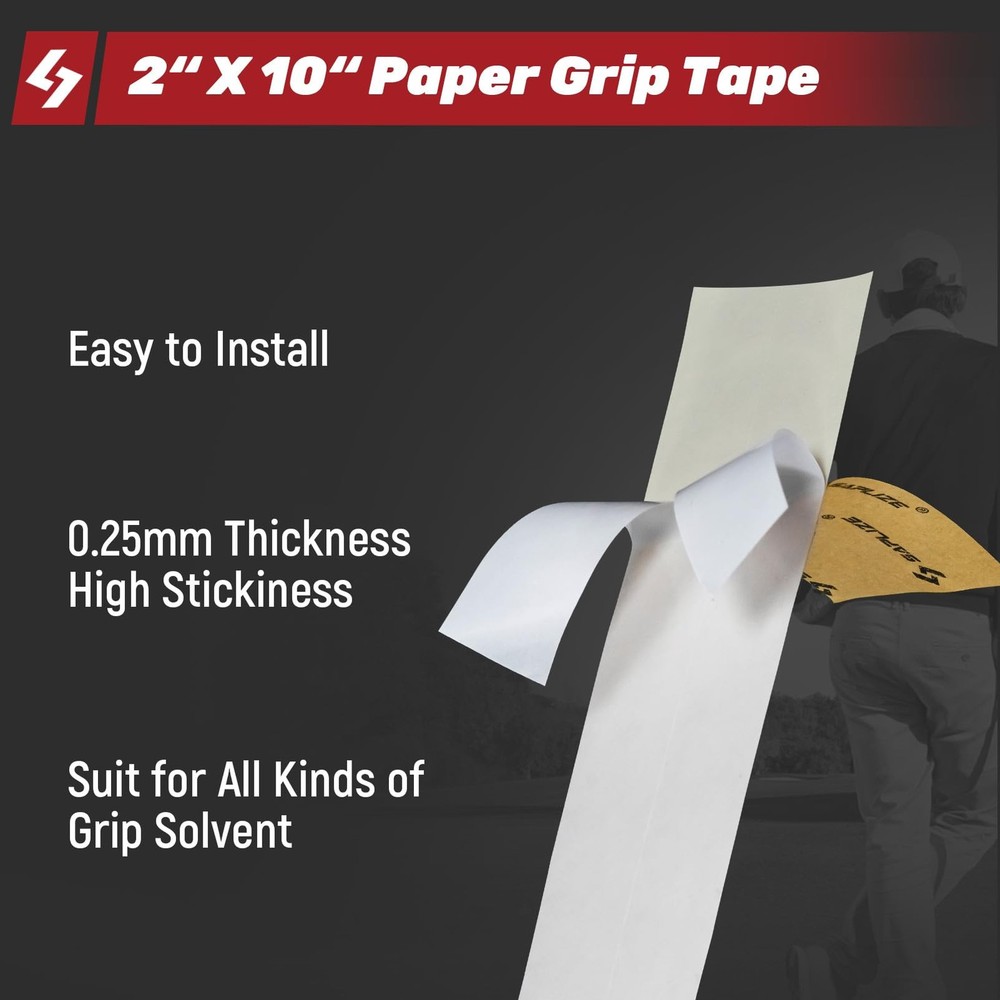 SAPLIZE Golf Grip Complete Kit – 5oz Solvent, 15 Tapes, Tape Remover...