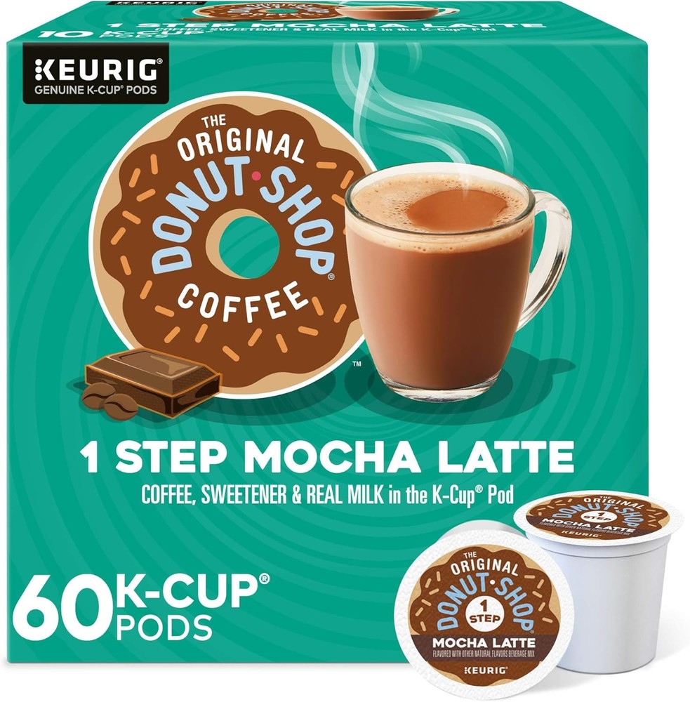 Mocha One-Step Latte, Single Serve Coffee K-Cup