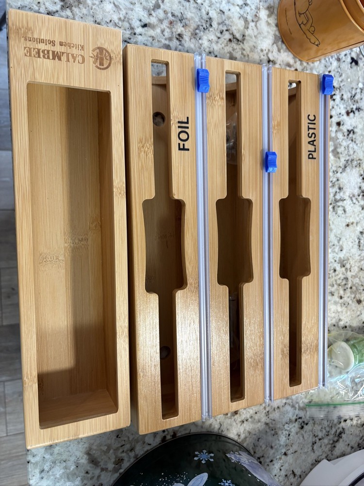 Bamboo 3-in-1 Wrap Organizer Kitchen