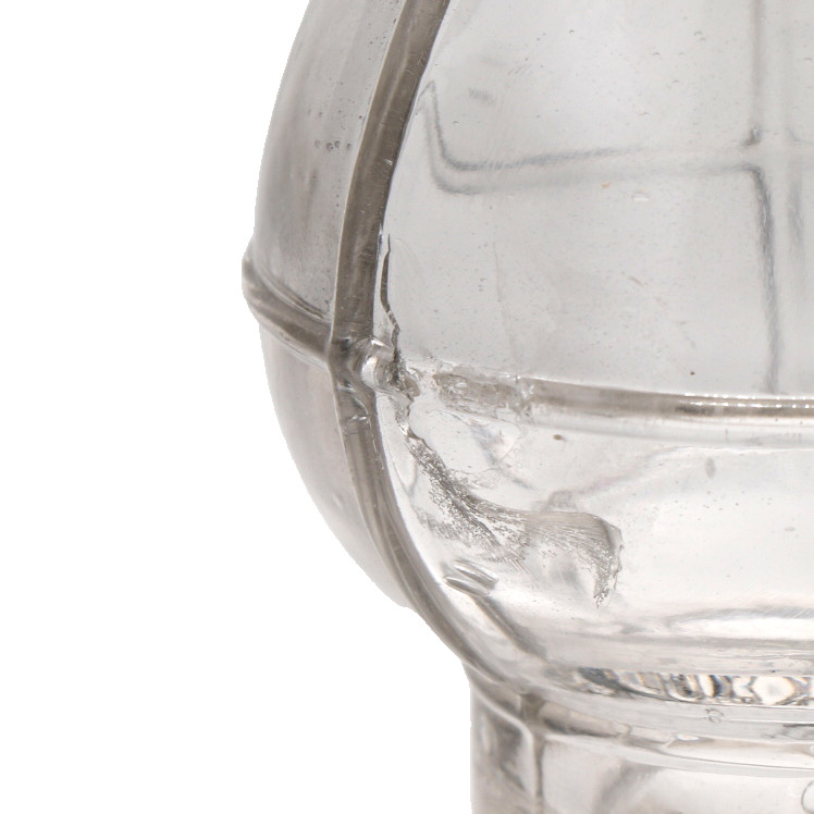 Pat 1904 EAPG Eagle Lantern Glass Base Candy Container / Salt Shaker 4 1/4" Tall