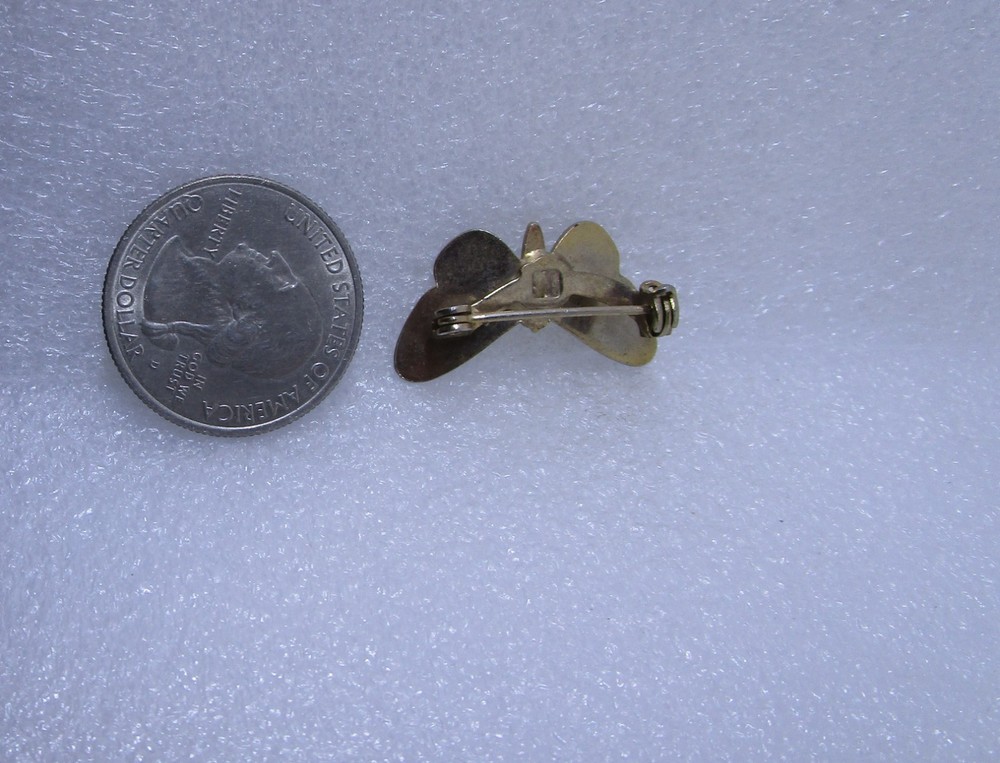 Black & White Butterfly Pin