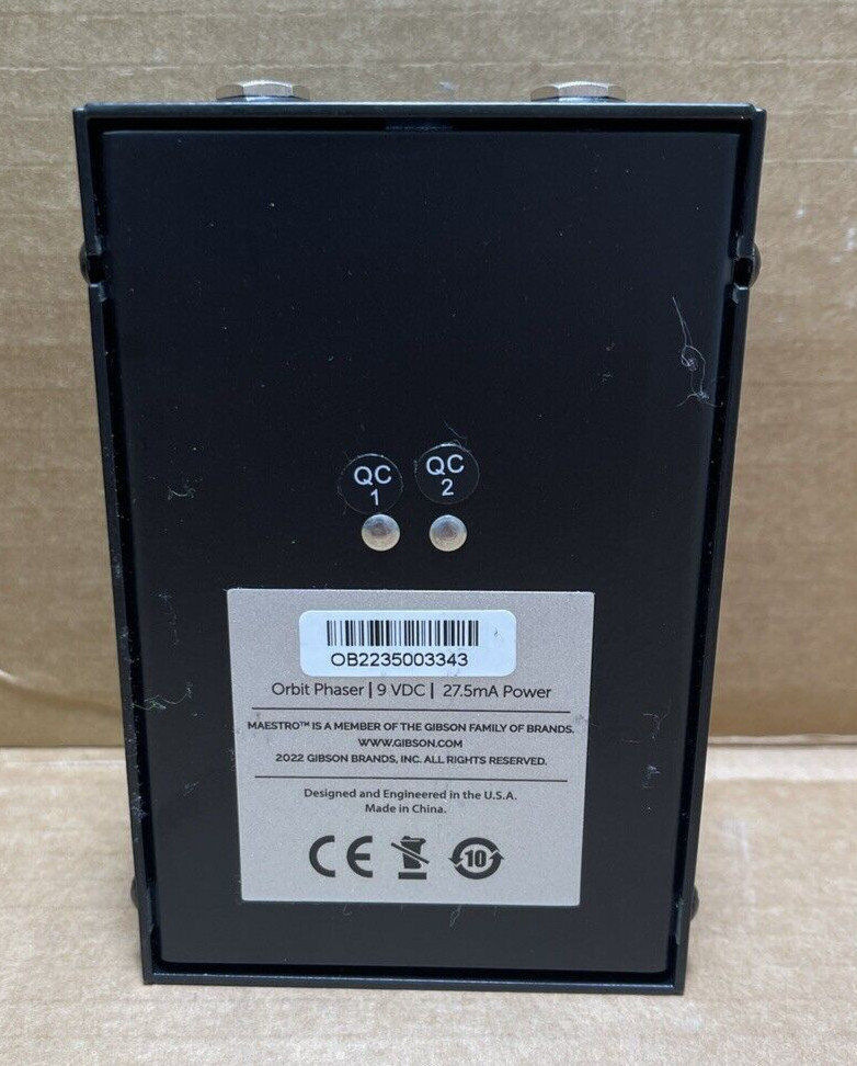 Maestro Orbit Phaser Effects Pedal