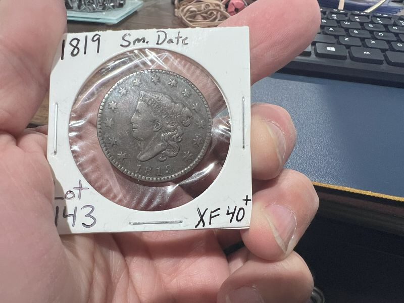 1819 Large Cent Small Date Decent Grade (HJ)