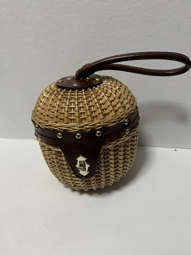 Vintage Walbirg woven basket