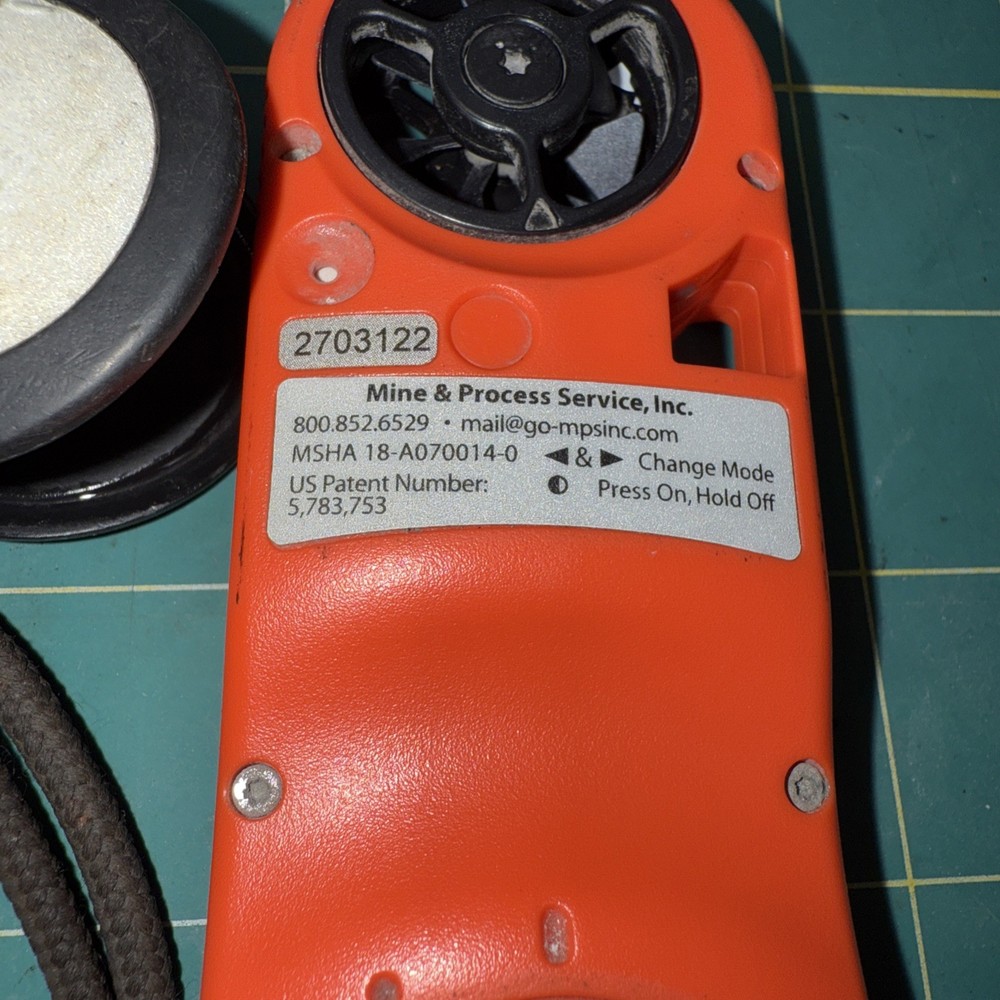 MPS PMA-2008 Pocket Mining Anemometer