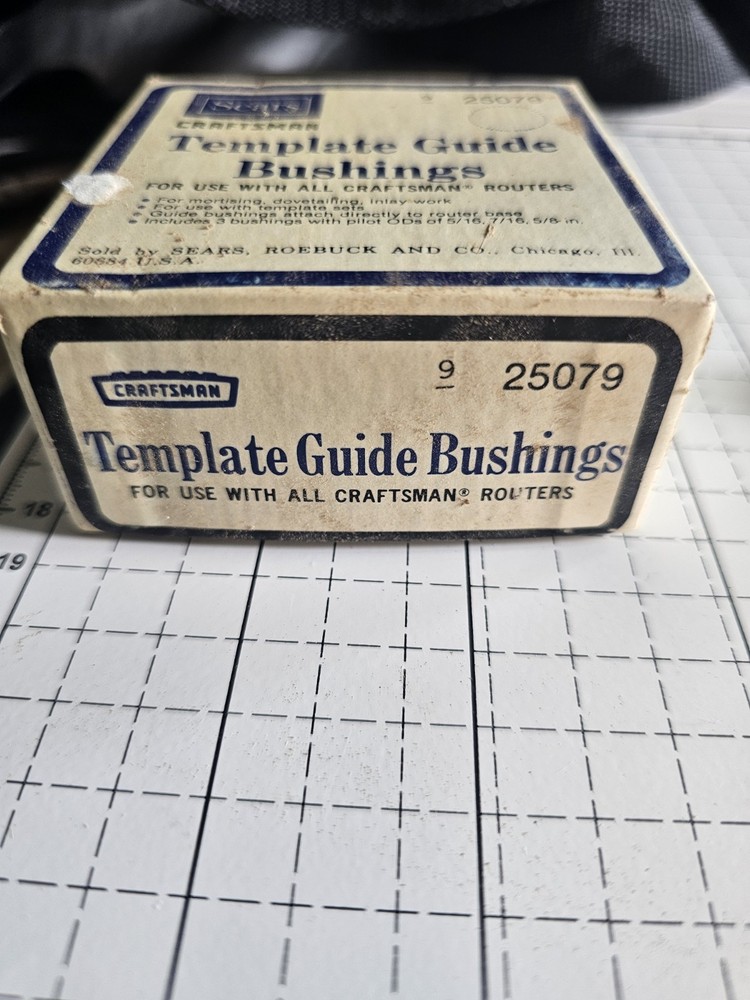 Template Guide Sears Vintage Bushings