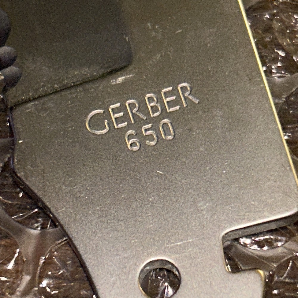 Gerber 650 Replacement Knife Combo Blade Serrated Unsharpened Blank Stainless