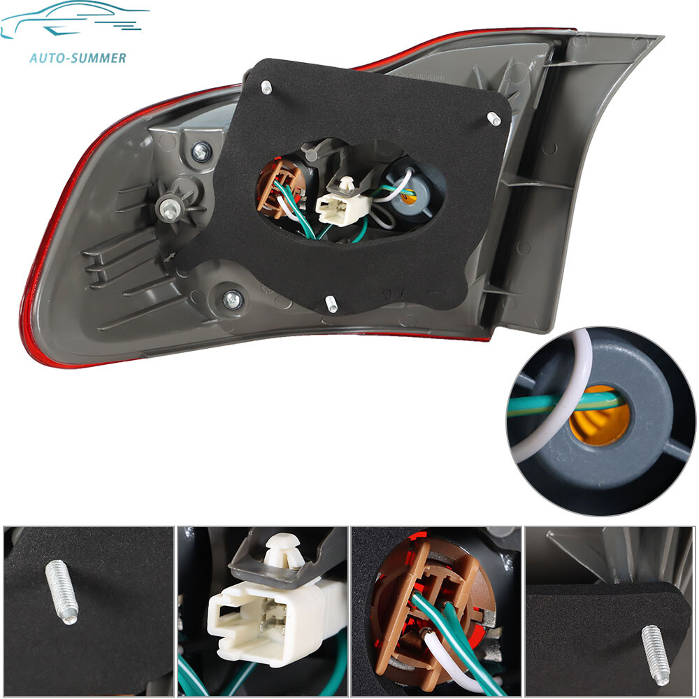 For Toyota Corolla 2009-2010 Left Side Tail Light Brake Lamp Outer Halogen