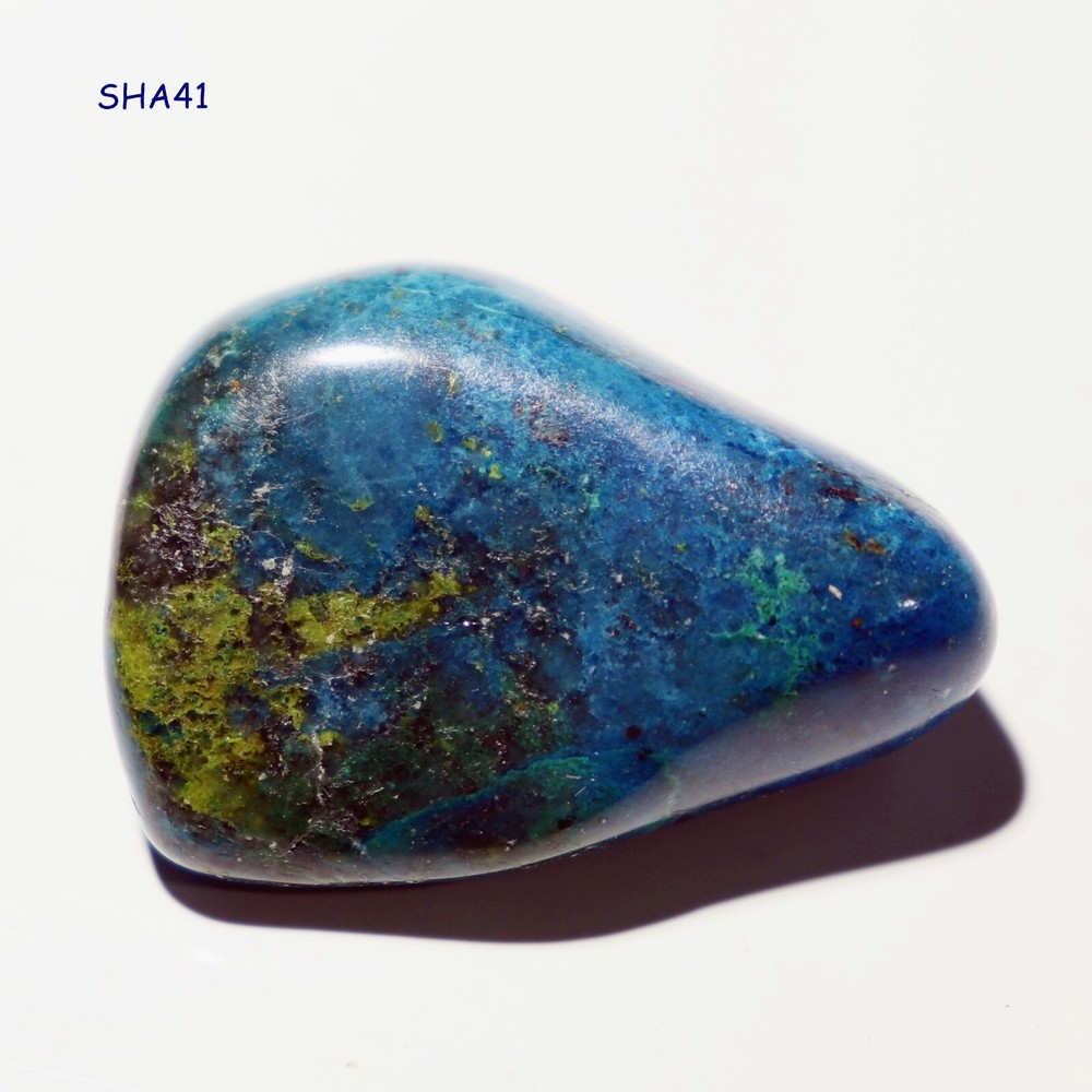 Tumbled Polished Stone: Shattuckite from Namibia (Your Choice)