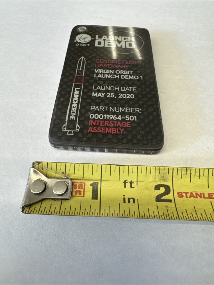 Virgin Orbit Launch Demo LauncherOne Genuine Flight Hardware Interstage Assembly