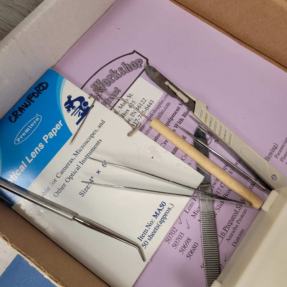 Home Science Tools 40026 Exploring Creation Biology Lab Kit Slides Preowned