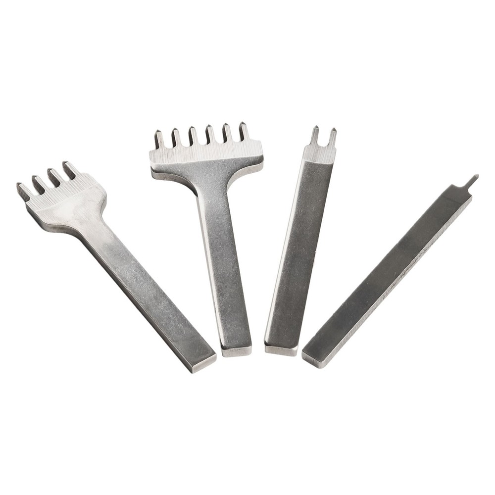 Professional Hole Punch Tool for Leather Craft Pricking Iron Stitching Chisel