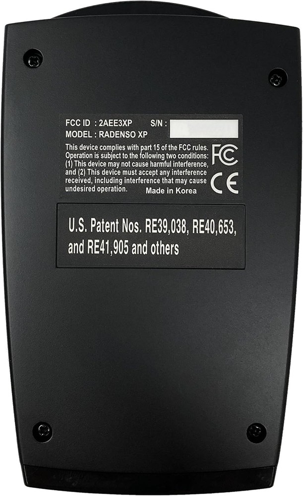 Oled Display Radar Detector with False Alert Filtering and Speed Adjustment