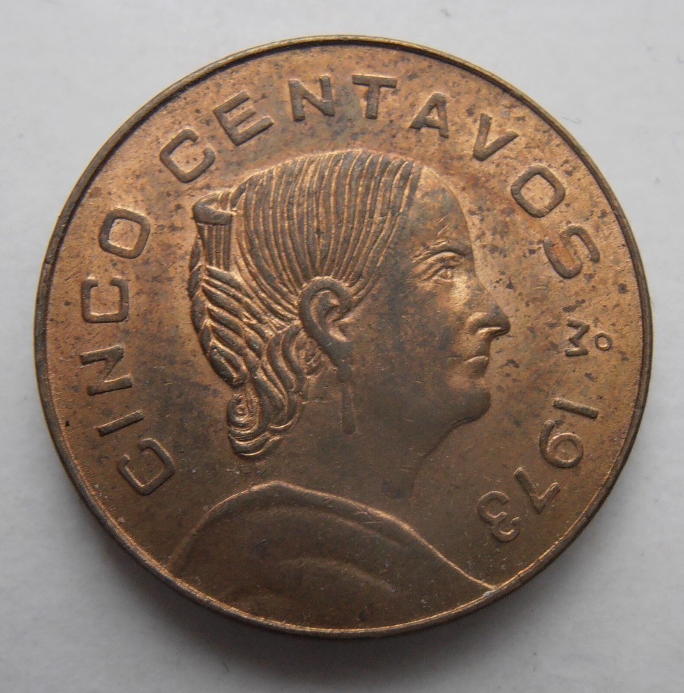 MEXICO 5 CENTAVOS 1973