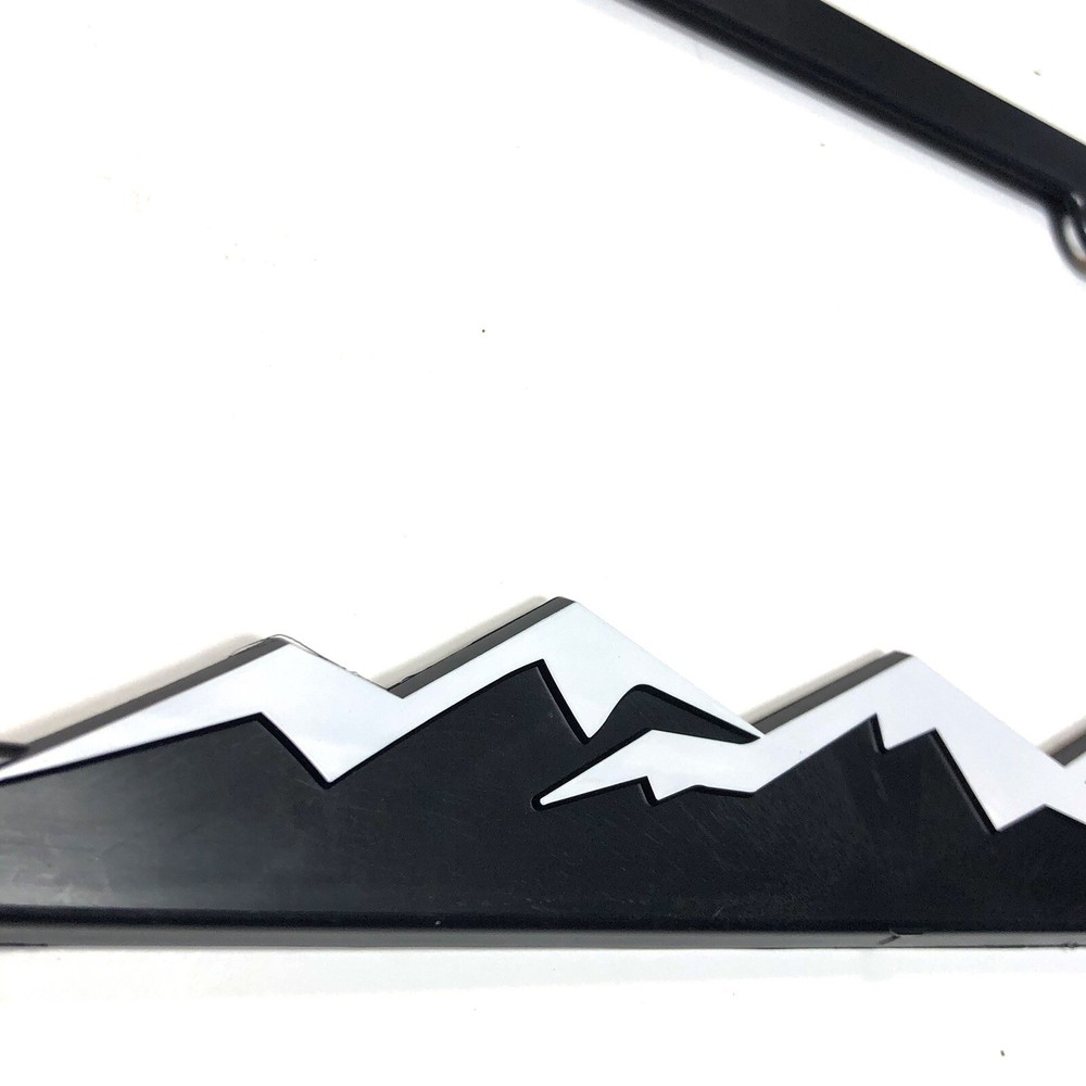 OFF ROAD White-Cap Mountains License Plate Frame Bracket