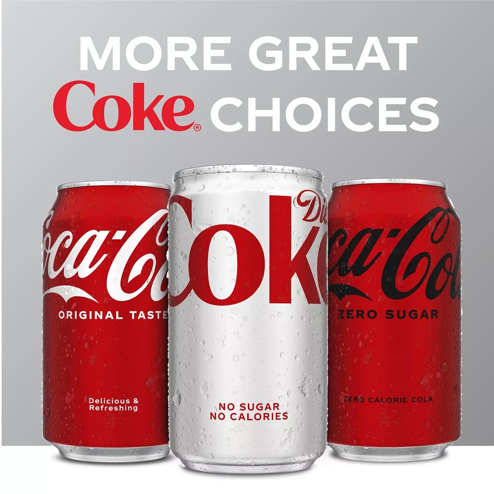 Diet Coke Soda, 12 fl oz, 35-Pack Cans