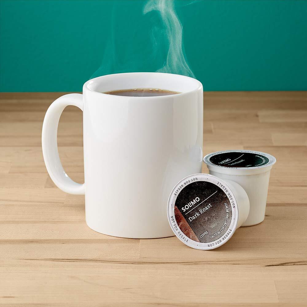 Amazon Brand Solimo Coffee Pods Dark Roast 24 Count